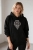 Czarna bluza z kapturem parzenica góralska szara unisex