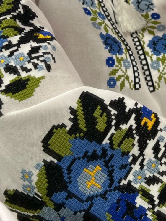 Bluzka Folk haft krzyżykowy