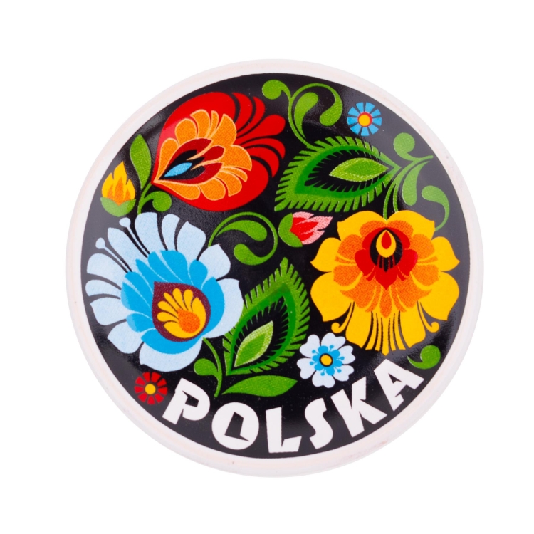 Magnes na lodówkę talerzyk łowicki Polska