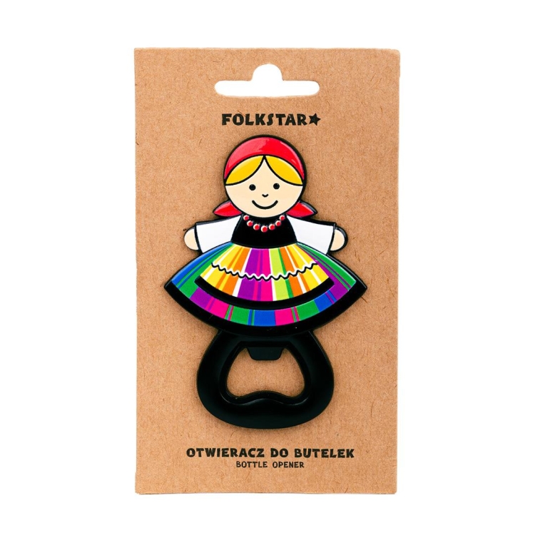 Magnes na lodówkę otwieracz do butelek Łowiczanka