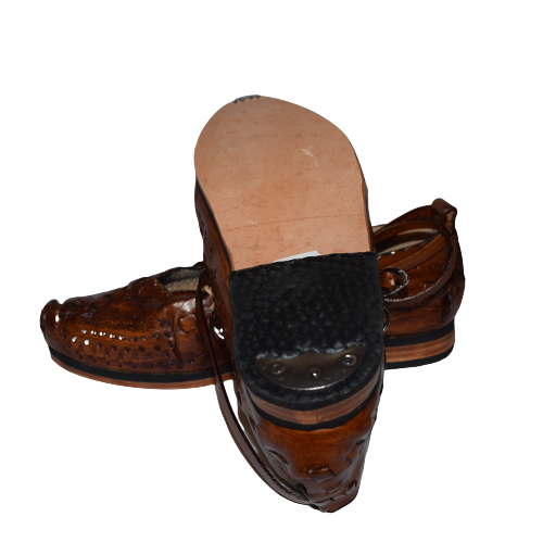 Kierpce skórzane góralskie zelowane