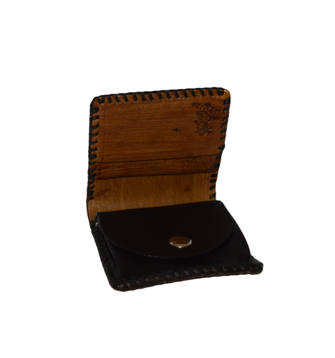 Męski skórzany portfel góralski rękodzieło