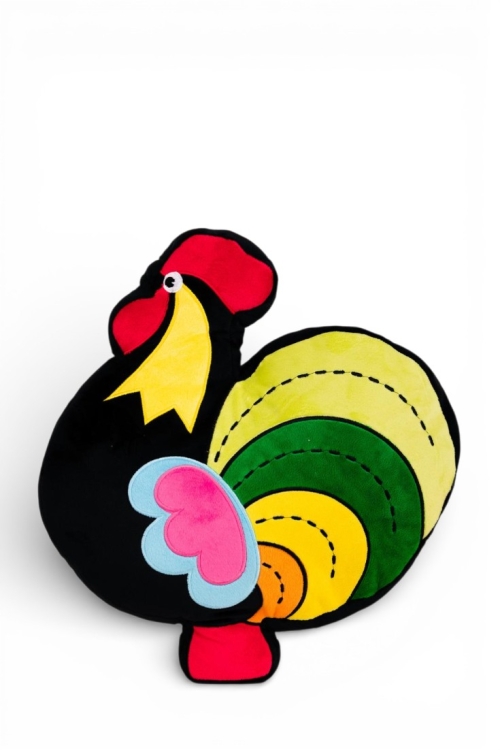 Poduszka dekoracyjna przytulanka kogut łowicki