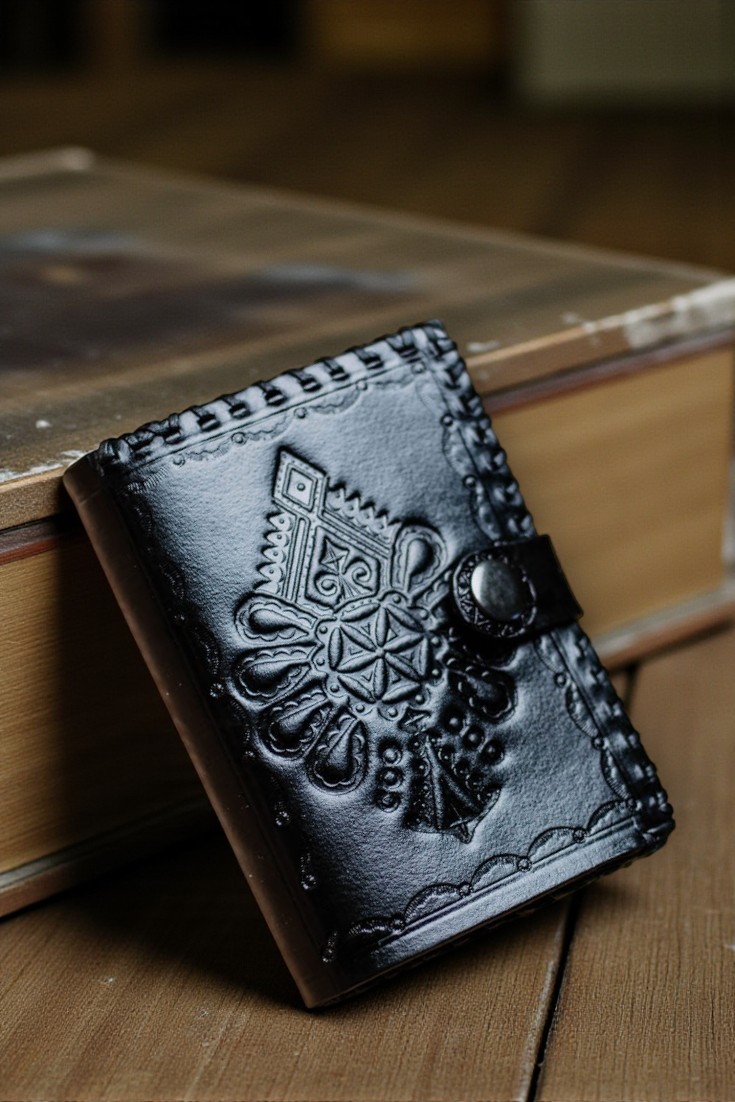 Męski skórzany portfel parzenica góralska 